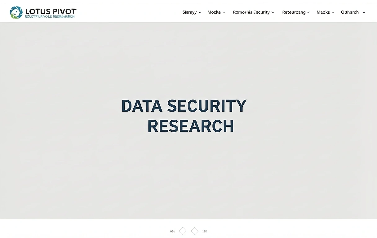 Data security at Lotus Pivot Research