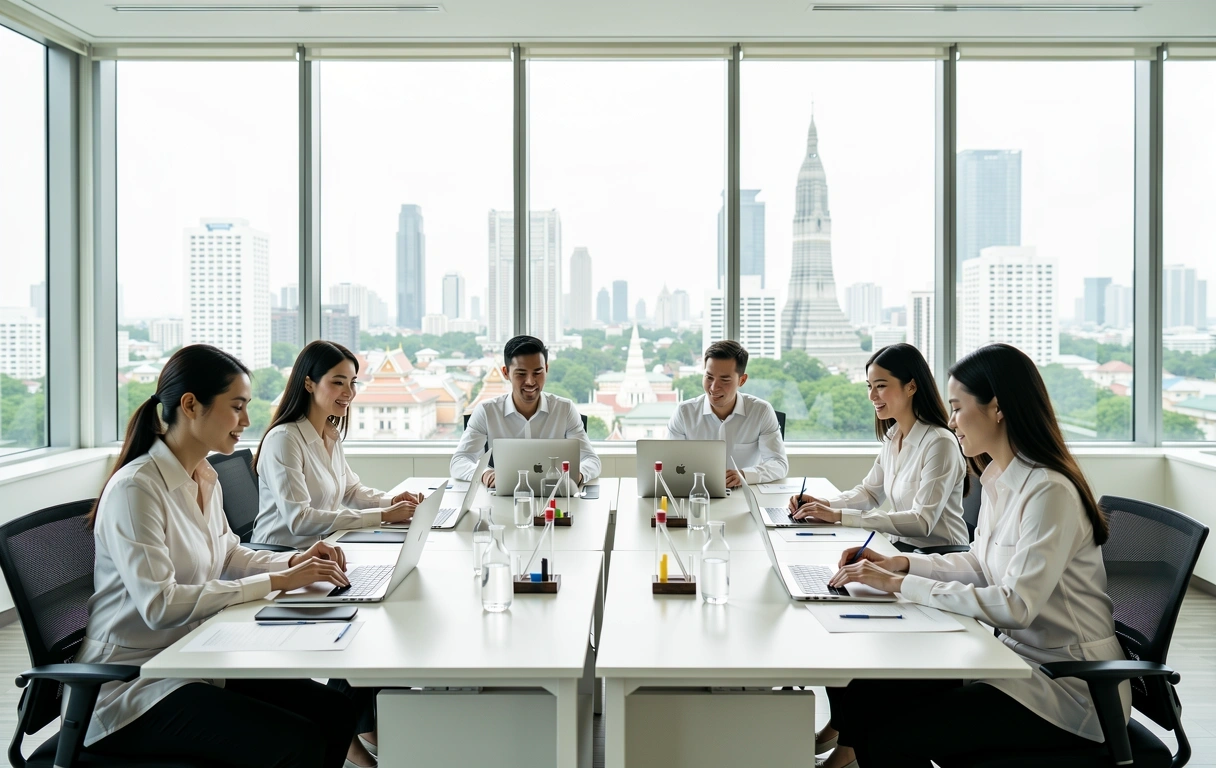 Professional research environment in Bangkok